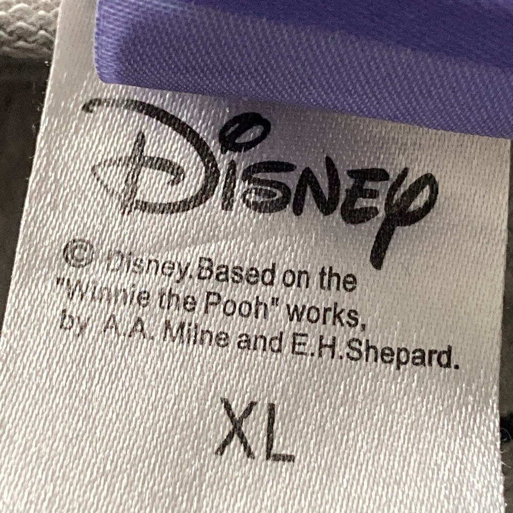 Disney Piglet hoodie gray XL long sleeved hooded - Picture 5 of 7